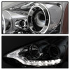 Fits 12-14 Prius C Eco Wagon Light Tube Design JDM Clear Projector Headlights