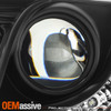 Fits 04-08 Mazda Mazda3 4Dr Sedan Black Projector DRL Daylight LED Headlights