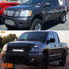 Fit 04-15 Nissan Titan Pickup Black Halo Projector LED Headlight+Tail Brake Lamp