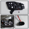 Fit 04-15 Nissan Titan Pickup Black Halo Projector LED Headlight+Tail Brake Lamp