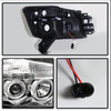 Fits 04-15 Titan 04-07 Armada Halo Projector LED Headlights Lamps Left+Right