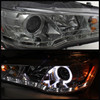 Fits Smoked 08-17 Lancer Evo X Cz4A Halo DRL Projector Headlights *Fits HID-D2S*
