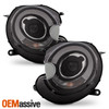 For 07-13 Mini Cooper S Clubman R55 R56 Black LED Tube Projector DRL Headlights
