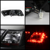 Fits 07-09 Toyota Camry LED DRL Black Projector Headlight + LED Tail Brake Lamps