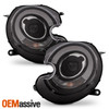 For 07-15 Mini Cooper S "HID Xenon Type" Black LED Tube Projector DRL Headlights