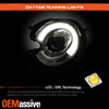 For 07-15 Mini Cooper S "HID Xenon Type" Black LED Tube Projector DRL Headlights