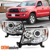 Fits 05-11 Tacoma Pickup Halo Projector LED Headlights Lamps Replacement LH+RH