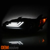 For 2015-2017 Camry Sedan LED Light Tube Bar Projector DRL Headlights LH+RH Pair