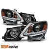 Fits 2006-2011 Lexus GS300 GS350 Xenon HID Type LED Strip w/DRL Black Headlights