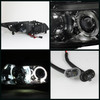 Fits Smoked 06-11 Civic 2Dr Coupe Halo Projector Headlights Lamps Left+Right