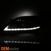 [Upgrade] Fits 11-17 Toyota Sienna Black LED DRL Projector Headlights Headlamp