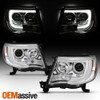 Fits 2005 06 2007 2008 2009 2010 2011 Tacoma LED Bar Projector Headlight -Chrome