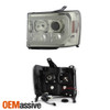 For 07-13 GMC Sierra 1500/2500HD/3500HD Smoked DRL LED Tube Projector Headlights