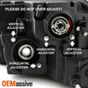 Fit 13-18 Dodge Ram 1500/2500/3500 Smoke DRL Tube LED Signal Projector Headlight