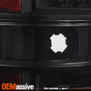 For 09-14 F150 Black Dual Halo Projector Headlight+LED Tail Light+3rd Brake Lamp