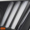 Sequential Tube Fits 2013 2014 Ford Mustang HID Projector Black LED Headlights