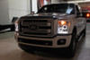 Fits Smoked 11-16 Ford F-Series Superduty Pickup Halo Projector LED Headlights