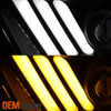 For 2010-2014 Mustang Black LED Sequential Turn Signals DRL Projector Headlights