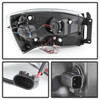 Fits 06-08 Dodge Ram Dual Halo Projector LED Headlights +Full LED 3Rd Brake Lamp