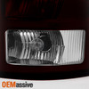 For 02-05 Ram 1500 03-05 2500/3500 Projector Headlights + Red Smoked Tail Light