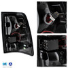 [Black Bezel] Fits 2009-18 Ram LED Halo Projector Smoked Headlights & Tail Lamp