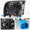 Fits 99-04 F250 F350 F450 F550 Smoke Halo LED 1Pc Projector Headlight+Tail light