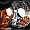 Fits Black 99-04 Ford Mustang Dual Halo Projector Headlights Lamp Left+Right Set