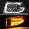 Fits 2007-2014 Ford Expedition Clear DRL Tube Bar Projector LED Headlights Lamps