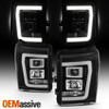 Fits Black 11-16 Ford F-250 F-350 F450 Super Duty Light Bar Projector Headlights