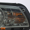 Fits 2010 2011 2012 2014 Smoked Ford Mustang CCFL DRL LED Projector HeadLights