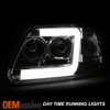 Fits 97-03 Ford F150 / 97-02 Expedition LED Light Bar Projector Headlights