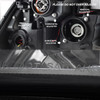 Fits 09-18 Ram 1500 2010-2018 2500/3500 Smoke DRL LED Signal Projector Headlight