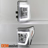 For Chrome 11-16 Ford F-250 F-350 F450 Super Duty Light Bar Projector Headlights