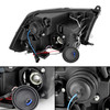 Fits 09-18 Ram 1500 10-18 Ram 2500/3500 Black Smoke CCFL Projector LED Headlight
