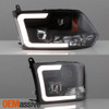 Fits Black 09-18 Ram 1500 10-18 2500/3500 Halogen Model Projector Headlights