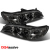 Fits 98-02 Honda Accord 2/4DR Smoke Dual Halo Projector Headlights LH/RH
