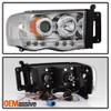 Fits 2002-05 Ram 1500 | 2003-05 Ram 2500 3500 Dual Halo Projector LED Headlights