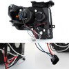 Fits 09-14 Ford F150 Smoke Dual Halo LED Projector Headlights Halogen Model