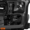 Fits 2015-2017 Ford F150 F-150 Smoked DRL LED Light Tube Projector Headlights