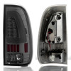 For 97-03 F150 | 97-99 F250 Black Smoked Headlights & Smoked Tail Lights