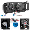 Fits 03-05 Dodge Ram Halo Projector LED Headlights + Tail Lights [Black Housing]