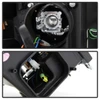 Fits 13-14 Ford F-150 (W/HID Models) "DRL LED Tube" Projector Black Headlights