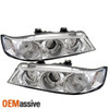 Fits 94-97 Honda Accord 2/4Dr Dual Halo Projector Chrome Headlights Lamp Pair