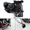 For 09-14 Ford F150 Dual Halo Projector Black Headlights + LED Smoke Tail Lamp