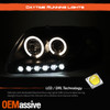 Fits 97-03 F-150 Expedition Black Halo Projector LED Headlight w/Corner Signal