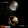 Fits 97-03 F-150 Expedition Black Halo Projector LED Headlight w/Corner Signal
