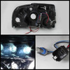 Fits 03-06 Ford Expedition SUV Xls Xlt Dual Halo Projector LED Smoked Headlights