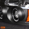 For 04-08 Ford F150 Black Halo Projector LED Headlights + Full LED Tail Lights