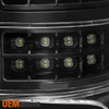 For 04-08 Ford F150 Black Halo Projector LED Headlights + Full LED Tail Lights