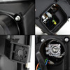 Fits 13-14 Ford F150 F-150 (W/HID Models) "DRL LED Tube" Projector Headlights